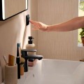 Vannas istabas spogulis Hansgrohe Xarita Lite Q ar LED apgaismojumu, 70x60cm Melns Matēts 54962670
