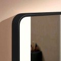 Vannas istabas spogulis Hansgrohe Xarita Lite Q ar LED apgaismojumu, 70x60cm Melns Matēts 54962670