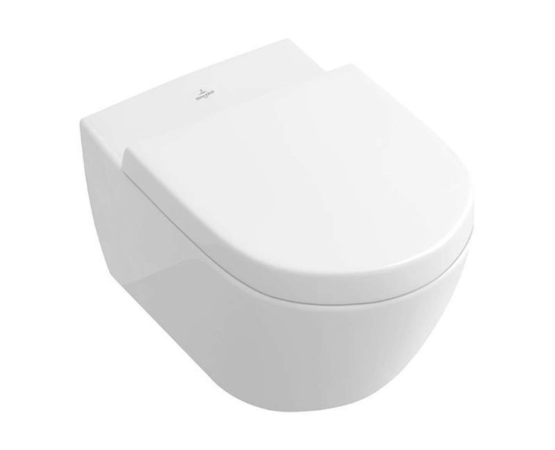 Pakabinamas tualetas Villeroy & Boch Subway 2.0 DirectFlush, AntiBac, CeramicPlus Rimless be dangčio baltas 5614R0T2