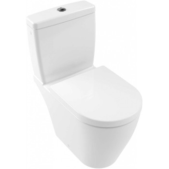 Tualetas Villeroy & Boch Avento DirectFlush Rimfree AquaReduct plovimas, CeramicPlus, Be rezervuaro, Be dangčio, Baltas 5644R0R1