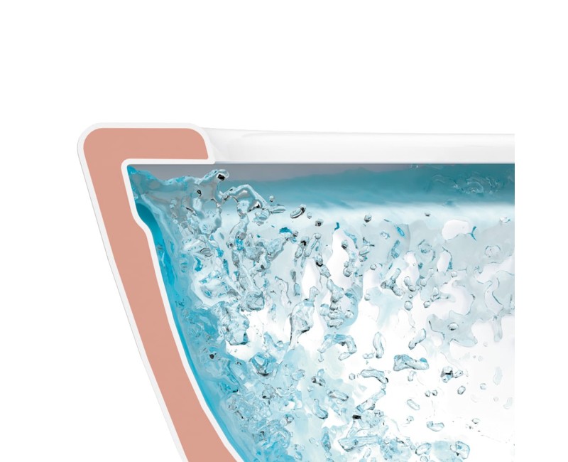 Tualetes pods Villeroy & Boch Avento DirectFlush Rimfree AquaReduct skalošana, CeramicPlus, Bez Tvernes, Bez vāka, Balts 5644R0R1