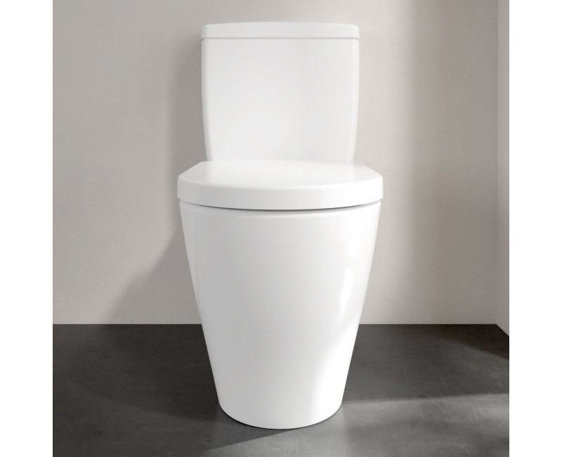 Tualetes pods Villeroy & Boch Avento DirectFlush Rimfree AquaReduct skalošana, CeramicPlus, Bez Tvernes, Bez vāka, Balts 5644R0R1