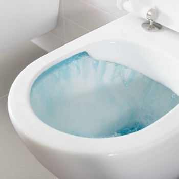 Tualetas Villeroy & Boch Avento DirectFlush Rimfree AquaReduct plovimas, CeramicPlus, Be rezervuaro, Be dangčio, Baltas 5644R0R1