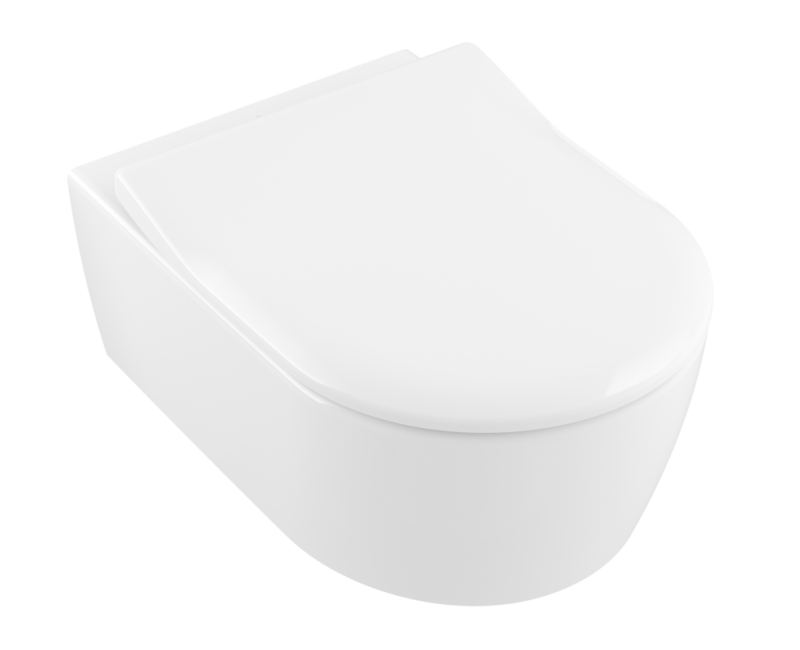 Pakabinamas tualetas Villeroy & Boch Avento Rimless su dangčiu 5656RSR1