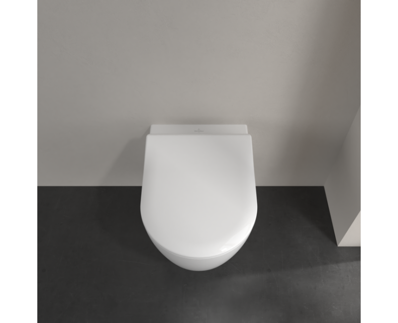 Pakabinamas tualetas Villeroy & Boch Avento Rimless su dangčiu 5656RSR1