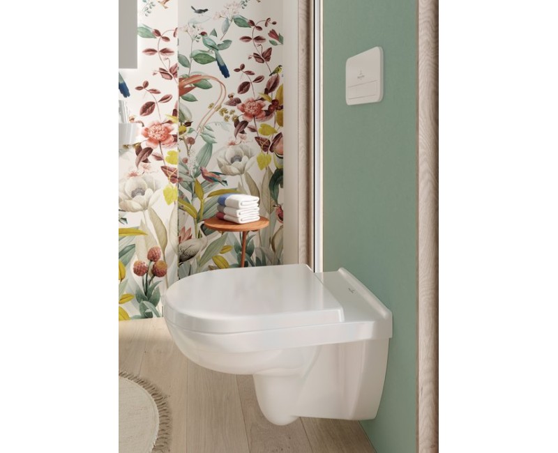 Pakabinamas tualetas Villeroy & Boch O.novo Rimless Be dangčio 5660R001