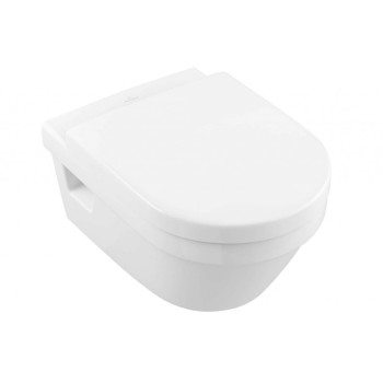 Подвесной унитаз Villeroy & Boch Architectura AntiBac, CeramicPlus DirectFlush Rimfree Flushing AquaReduct, Без крышки, Белый 5684R0T2