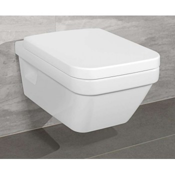 Подвесной унитаз Villeroy & Boch Architectura AntiBac, CeramicPlus DirectFlush Rimfree Flushing AquaReduct, Без крышки, Белый 5685R0R1