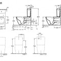 Сливной бачок Villeroy & Boch Subway 2.0, белый 57061101