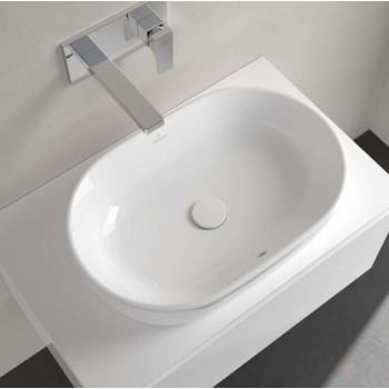 Vannas istabas izlietne Villeroy & Boch Architectura uz virsmas 60x40cm, Balta