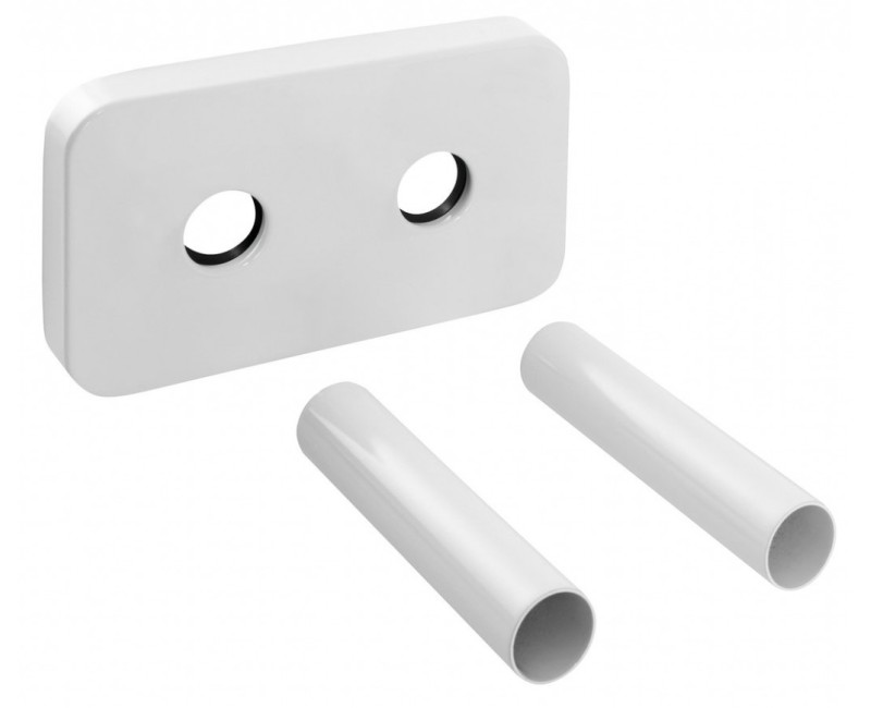Radiatoru savienojumu komplekts Bruckner Wicher dvieļu žāvētājam / radiatoram 50cm, balta 600.315.4