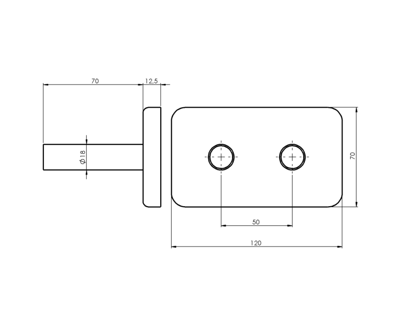 Radiatoru savienojumu komplekts Bruckner Wicher dvieļu žāvētājam / radiatoram 50cm, balta 600.315.4