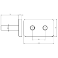 Stiprinājumu komplekts Bruckner Wicher žāvētājam / radiatoram Melns 600.315.6