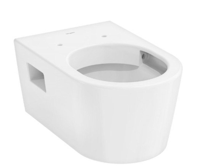 Pakabinamas tualetas Hansgrohe EluPura Original S WC 540 Rimfree AquaChannel Flush be dangčio 60142450 Baltas