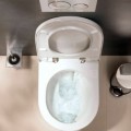 Pakabinamas tualetas Hansgrohe EluPura Original S WC 540 Rimfree AquaChannel Flush be dangčio 60142450 Baltas