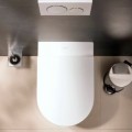 Pakabinamas tualetas Hansgrohe EluPura Original S WC 540 Rimfree AquaChannel Flush be dangčio 60142450 Baltas