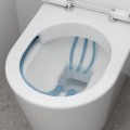 Pakabinamas tualetas Hansgrohe EluPura Original S WC 540 Rimfree AquaChannel Flush be dangčio 60142450 Baltas