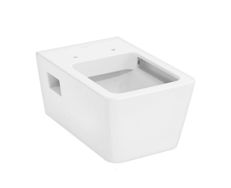 Подвесной унитаз Hansgrohe Rimfree EluPura Original Q с сиденьем 60208450  белый