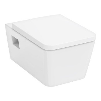 Piekaramais tueletes pods Hansgrohe Rimfree EluPura Original Q  ar Vāku 60208450 Balts