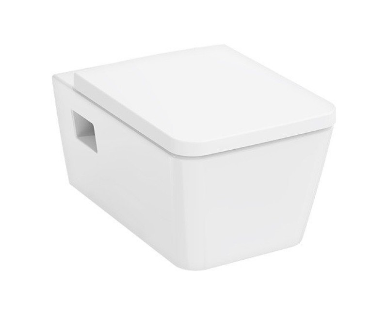 Подвесной унитаз Hansgrohe Rimfree EluPura Original Q с сиденьем 60208450  белый