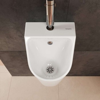 Pisuārs HANSGROHE EluPura S pievads no augšas, balts