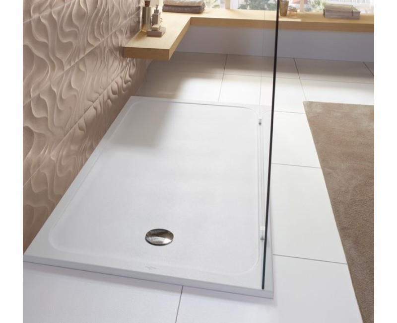 Dušas paliktnis Villeroy & Boch Lifetime Plus 90x120cm, Keramika, Balts 6223N401