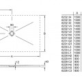 Dušo padėklas Villeroy & Boch Subway Infinity 90x120cm, Keramika, Balta 6232N401