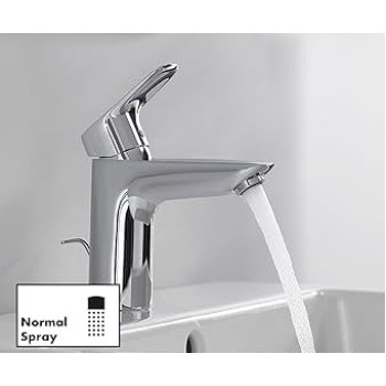 Vannas istabas izlietnes maisītājs Hansgrohe Logis 100 ar pop up izplūdi 71171000 Hromēts