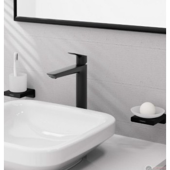 Смеситель для раковины Hansgrohe Logis 240 Fine 71258670 Черный Матовый