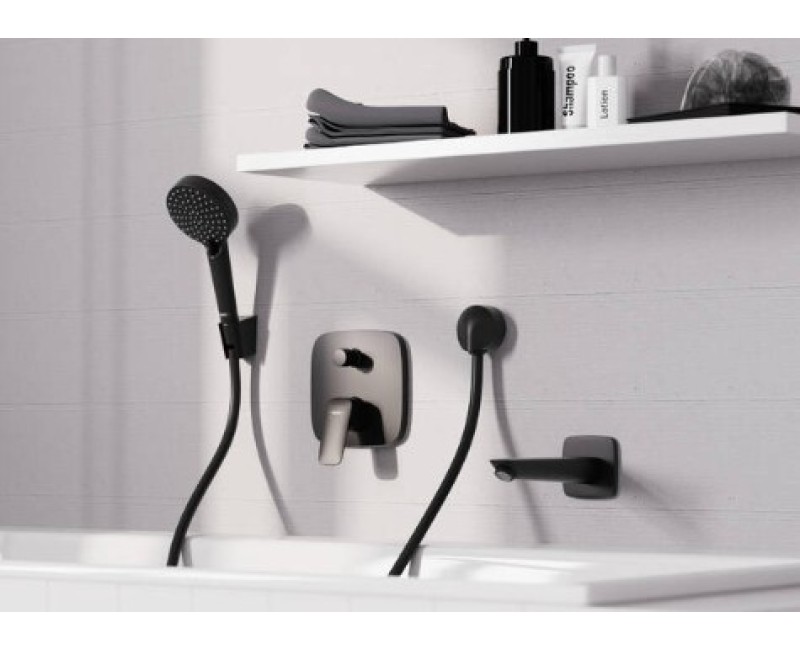 Vannas maisītāja izteka  Hansgrohe Logis DN20 71410670 Melns matēts