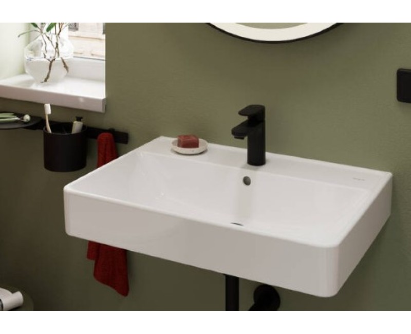 Смеситель для раковины Hansgrohe Vernis Blend 100 CoolStart 71585670 Черный матовый