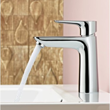 Vannas istabas izlietnes maisītājs Hansgrohe Talis E 110 ar push-open izplūdi 71711000 Hromēts