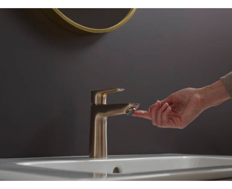 Vannas istabas izlietnes maisītājs Hansgrohe Talis E 110 Brushed Bronze