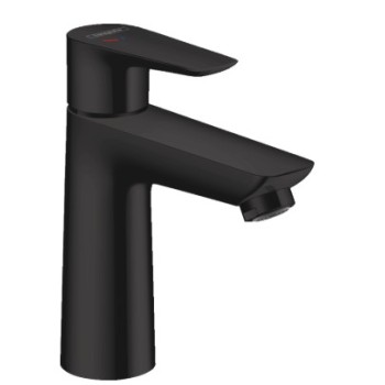 Vannas istabas izlietnes maisītājs Hansgrohe Talis E 110 CoolStart  ar pop up izplūdi melns matēts 71713670