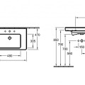 Vonios kambario praustuvas Villeroy & Boch Subway 2.0 130x47cm ant stalo, Balta