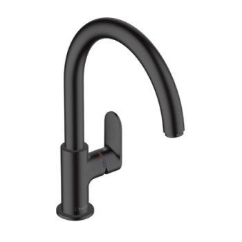 Смеситель для кухни Hansgrohe Vernis Blend M35 210 с выдвижной головкой 71870670 Черный матовый