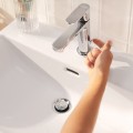 Смеситель для раковины Hansgrohe Rebris S 110 CoolStart с pop up клапаномp 72519000 Хром