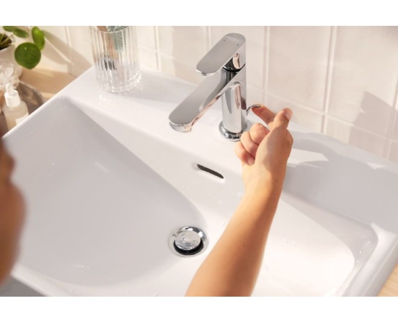 Смеситель для раковины Hansgrohe Rebris S 110 CoolStart с pop up клапаномp 72519000 Хром