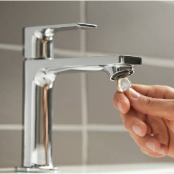 Vannas istabas izlietnes maisītājs Hansgrohe Rebris E 110 CoolStart 72560000 Hromēts