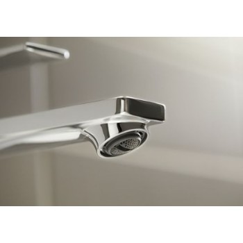 Vonios kriauklės maišytuvas Hansgrohe Rebris E 80 CoolStart su pop up vožtuvu 72585000 Chromuotas