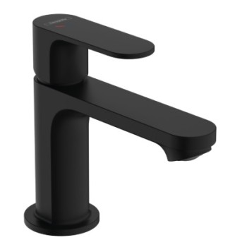 Vonios kriauklės maišytuvas Hansgrohe Rebris S 80 CoolStart EcoSmart+ su pop up išleidimu 72586670 Juodas matinė