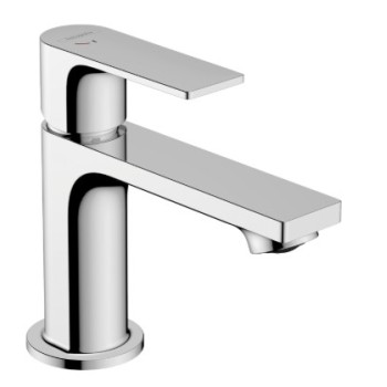 Vonios kriauklės maišytuvas Hansgrohe Rebris E 80 CoolStart EcoSmart+ su pop up išleidimu 72587000 Chromuotas
