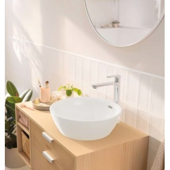 Vannas istabas izlietnes maisītājs Hansgrohe Rebris S 240 CoolStart EcoSmart+ ar pop up izplūdi 72590000 Hromēts