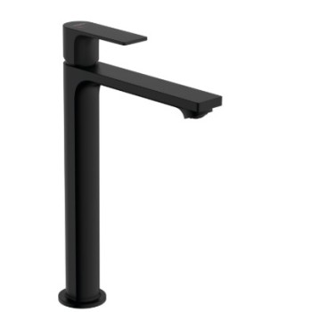 Vannas istabas izlietnes maisītājs Hansgrohe Rebris E 240 CoolStart EcoSmart+ ar pop up izplūdi 72591670 Melns matēts