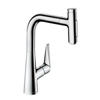Virtuvinis kranas Hansgrohe Talis Select M51 220 ištraukiamas Chromuotas 72824000