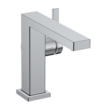 Vannas istabas izlietnes maisītājs Hansgrohe Tecturis E 110 Fine CoolStart EcoSmart+ ar pop up izplūdi 73023000 Hromēts
