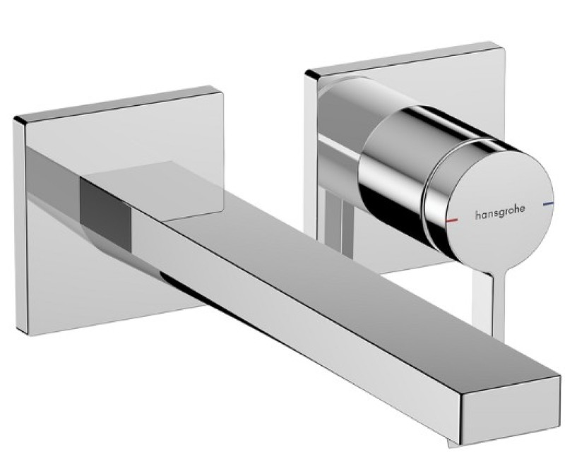 Vannas istabas izlietnes maisītājs Hansgrohe Tecturis E EcoSmart+ iebūvējams 73051000 Hromēts