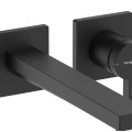 Смеситель для раковины Hansgrohe Tecturis E EcoSmart+ встраиваемый 73051670 Черный матовый