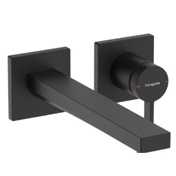 Vannas istabas izlietnes maisītājs Hansgrohe Tecturis E EcoSmart+ iebūvējams 73051670 Melns matēts
