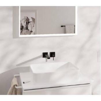 Vannas istabas izlietnes maisītājs Hansgrohe Tecturis E EcoSmart+ iebūvējams 73051670 Melns matēts